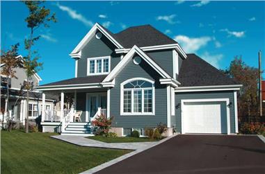 3-Bedroom, 1432 Sq Ft Country House Plan - 126-1771 - Front Exterior