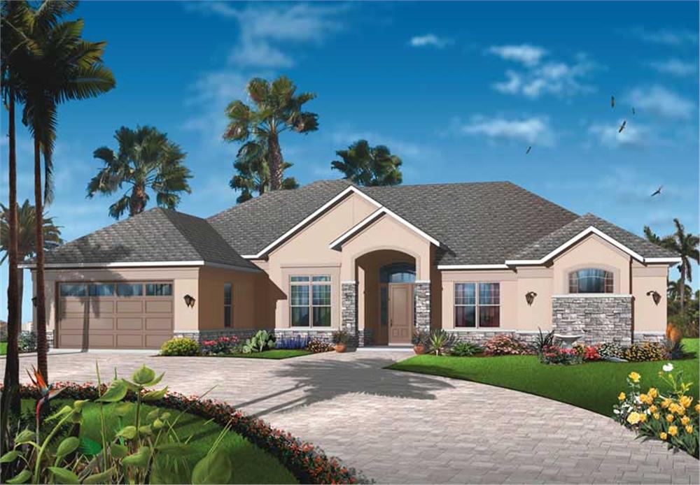 Main image for house plan # 19988