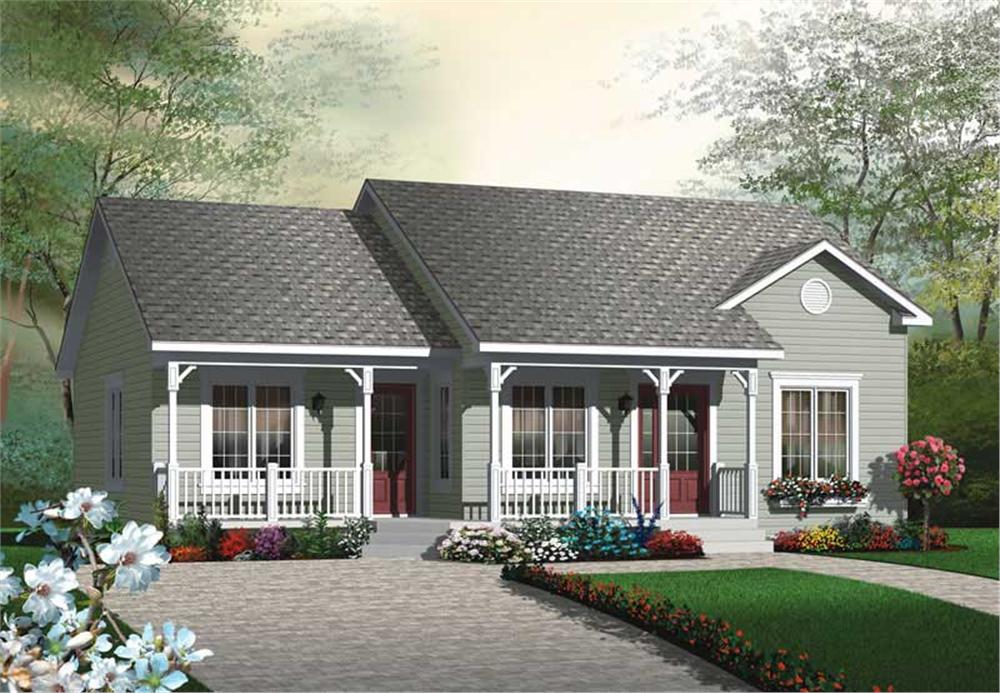 Main image for house plan # 19977
