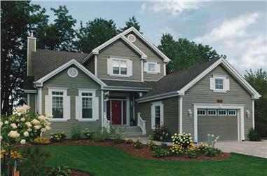 2-Bedroom, 1978 Sq Ft Country Home Plan - 126-1826 - Main Exterior
