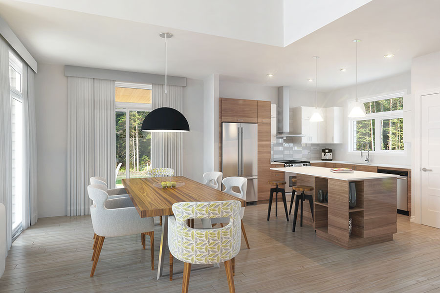 Kitchen of this 3-Bedroom, 1944 Sq Ft Plan - 126-1838