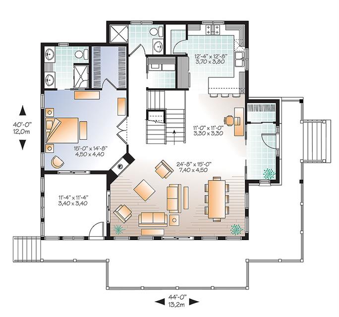 4 Bedrm 2340 Sq Ft Country House Plan 126 18