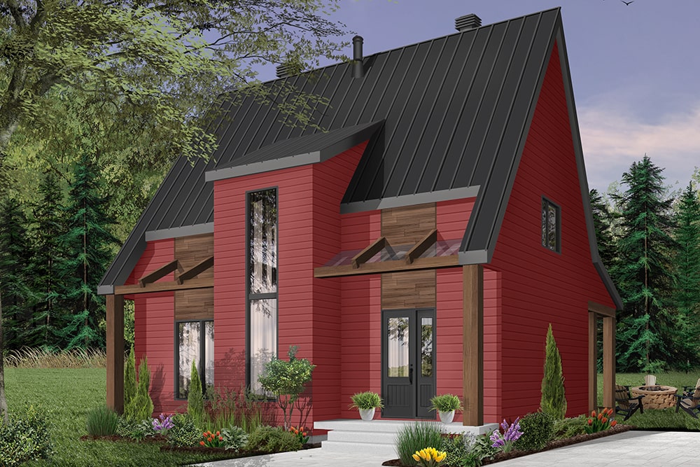 Front View of this 3-Bedroom, 1824 Sq Ft Plan - 126-1934