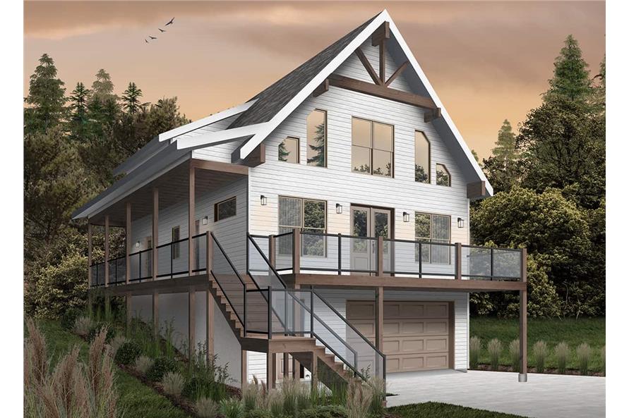 Front View of this 4-Bedroom,2055 Sq Ft Plan -2055