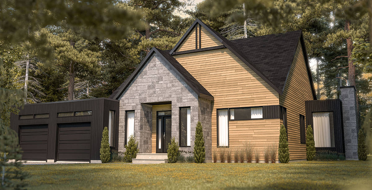 Front View of this 3-Bedroom, 1678 Sq Ft Plan - 126-1981