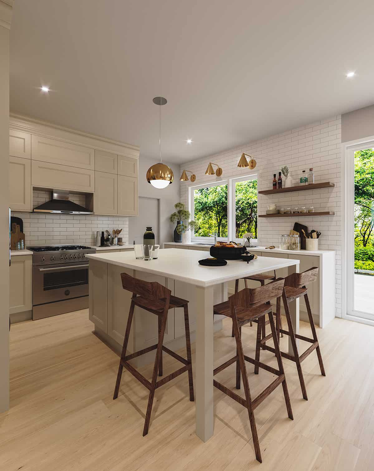 Kitchen: Kitchen Island of this 3-Bedroom,1678 Sq Ft Plan -126-1981