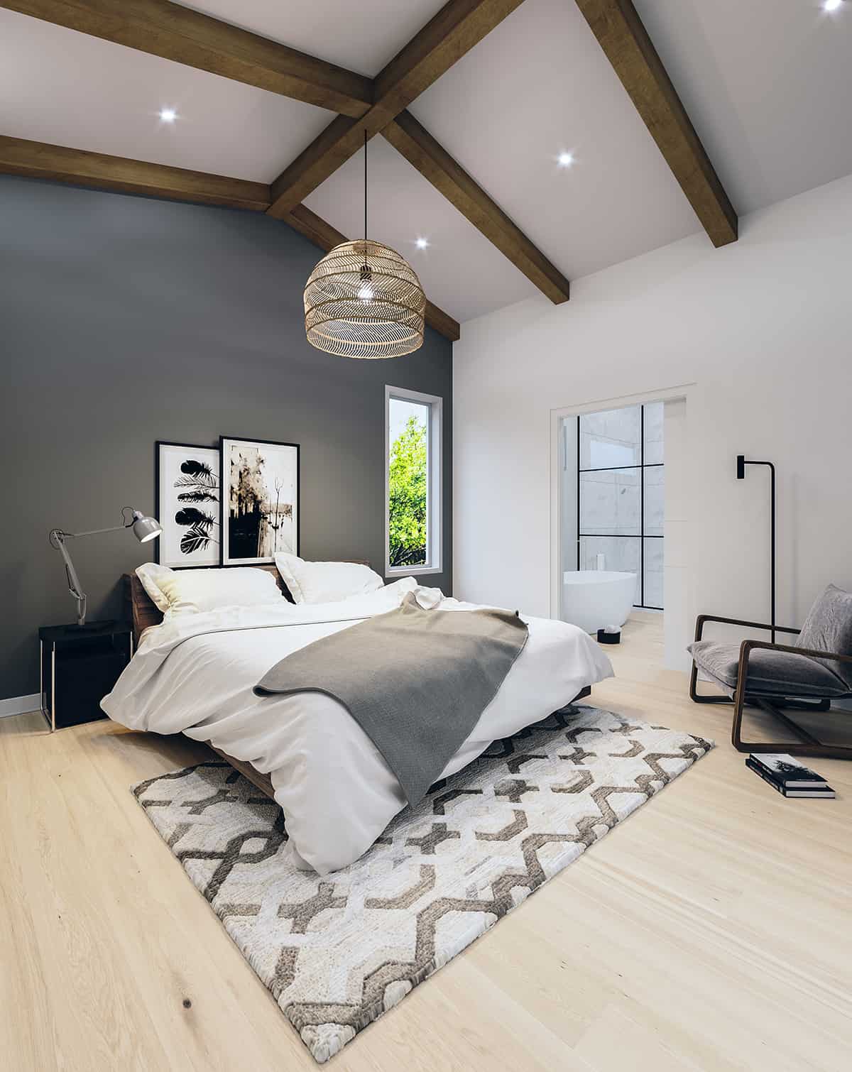 Master Bedroom of this 3-Bedroom,1678 Sq Ft Plan -126-1981