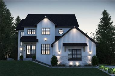 3-Bedroom, 2113 Sq Ft Farmhouse House Plan - 126-2009 - Front Exterior