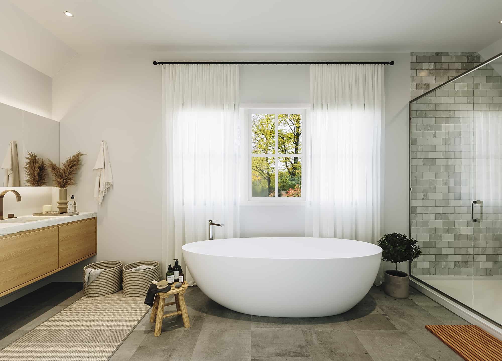 Master Bathroom: Tub of this 3-Bedroom,2294 Sq Ft Plan -126-2018