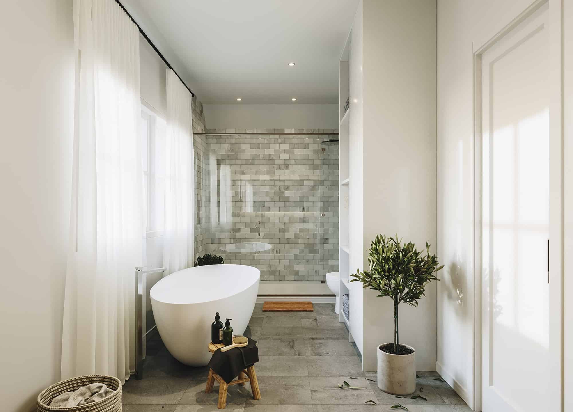 Master Bathroom: Tub of this 3-Bedroom,2294 Sq Ft Plan -126-2018