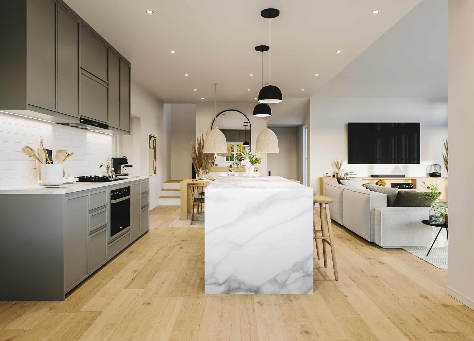 Kitchen: Kitchen Island of this 3-Bedroom,2294 Sq Ft Plan -126-2018