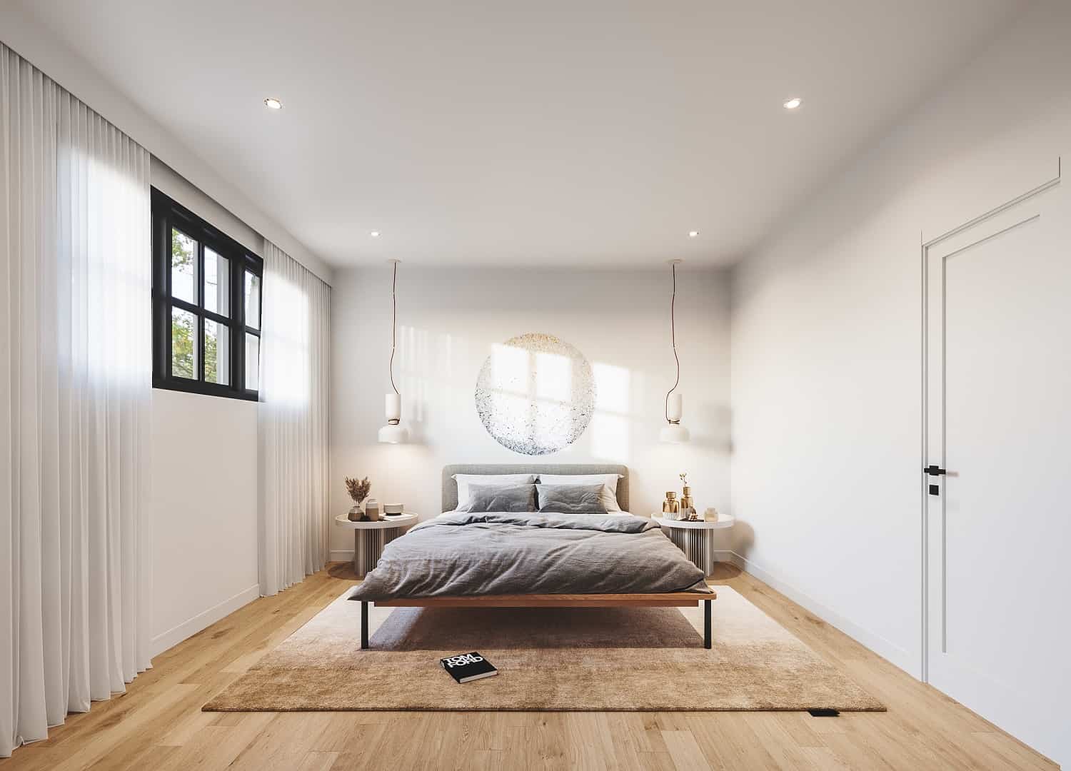 Master Bedroom of this 3-Bedroom,1583 Sq Ft Plan -126-2019