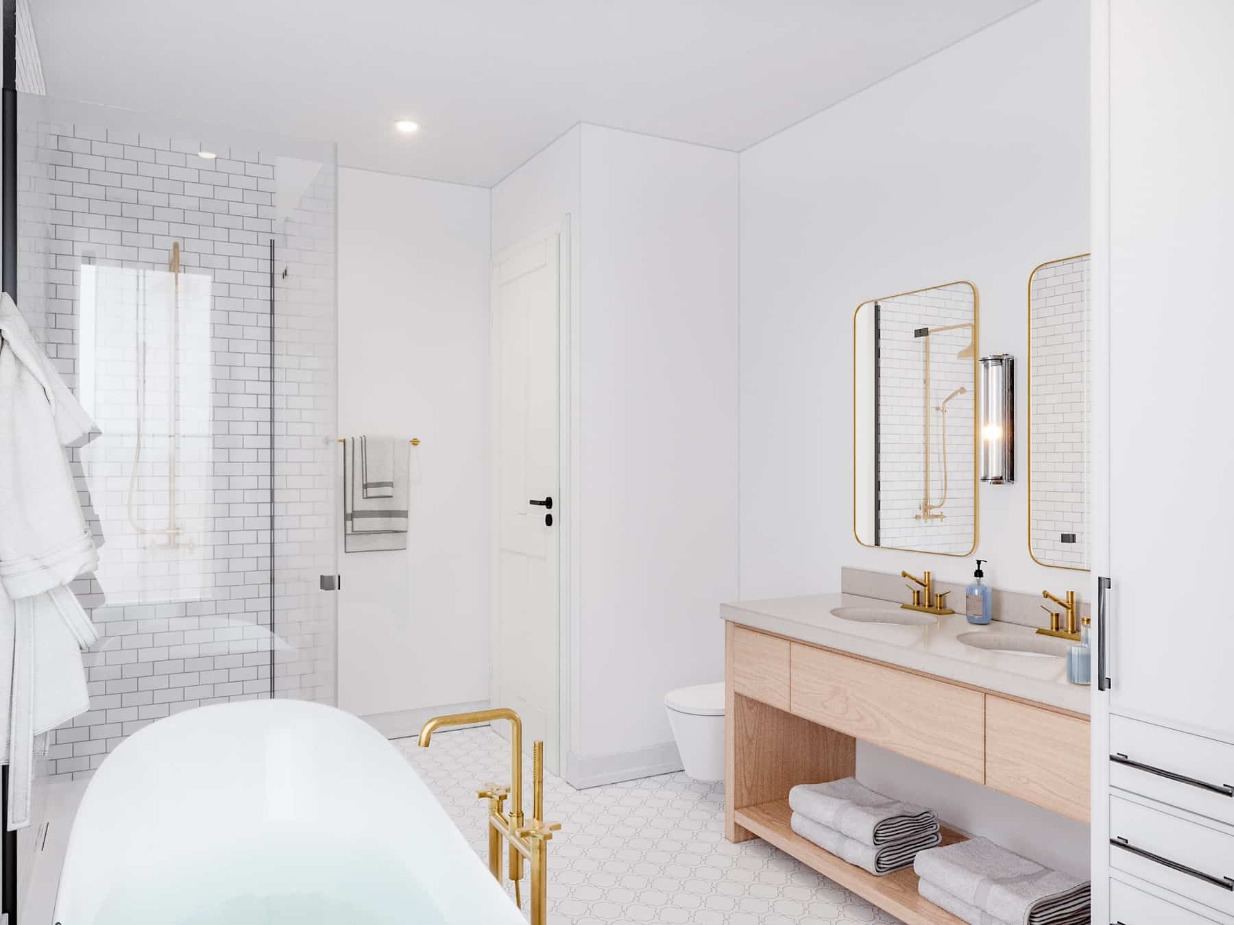 Bathroom of this 2-Bedroom,1555 Sq Ft Plan -126-2025