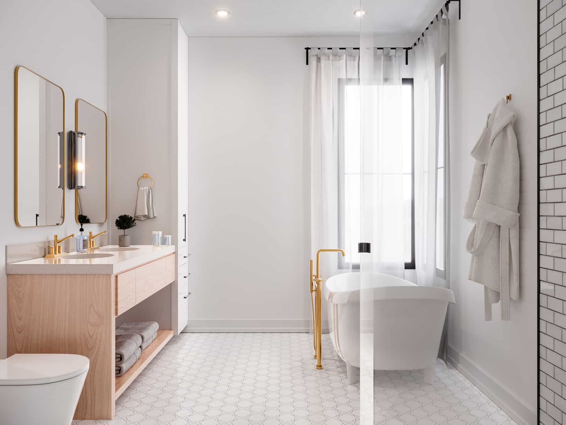 Bathroom of this 2-Bedroom,1555 Sq Ft Plan -126-2025