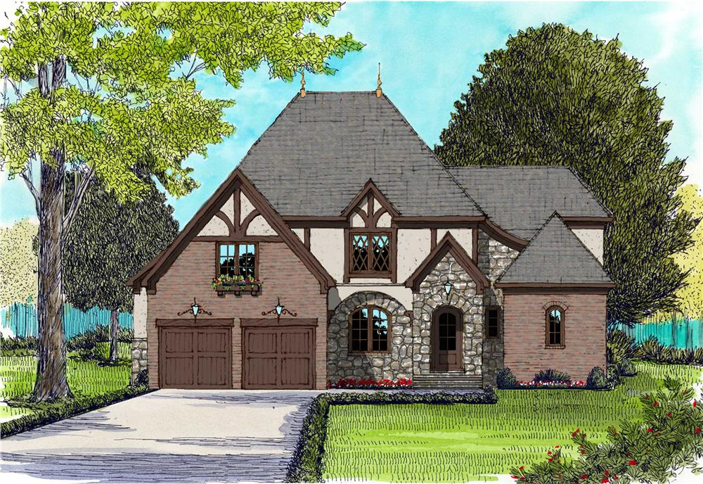 French House Plans color image.