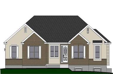 3-Bedroom, 1750 Sq Ft Small House Plans - 129-1006 - Main Exterior
