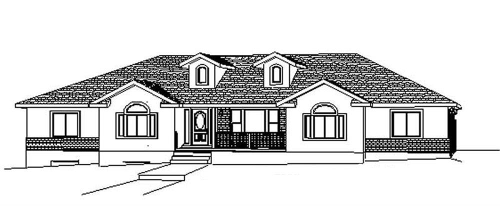 Main image for house plan # 8250