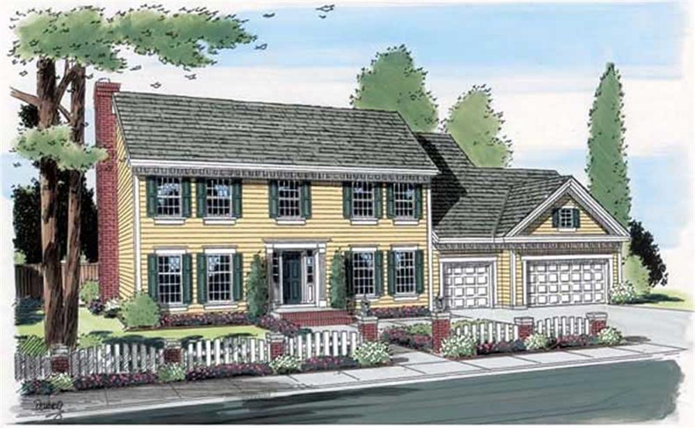 Main image for house plan # 20025