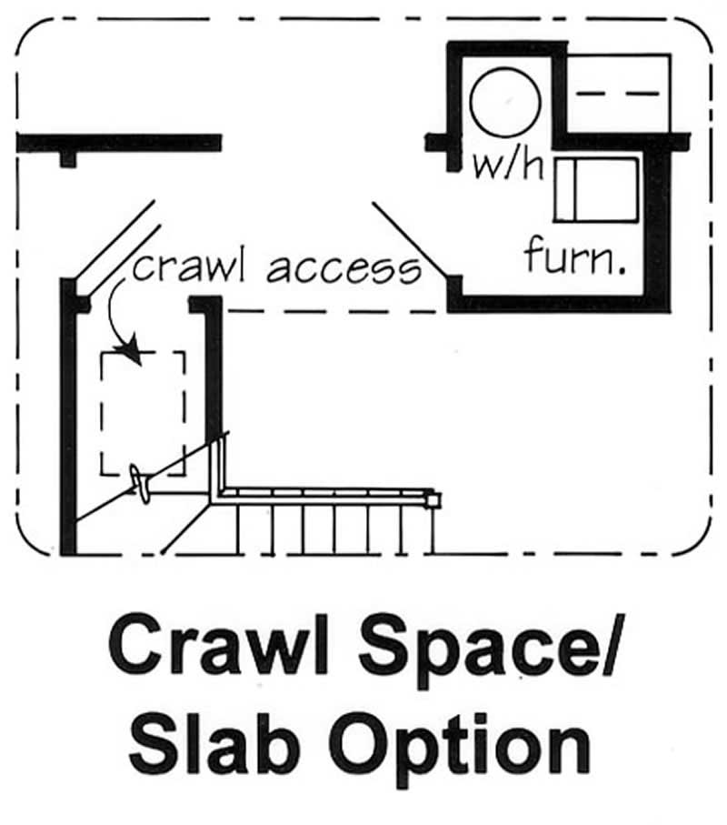 Floor Plan Basement of European Plan #131-1027
