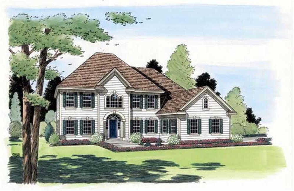 Main image for house plan # 19998