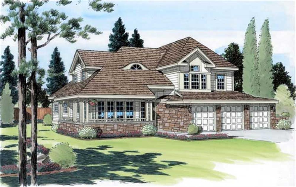Main image for house plan # 19931
