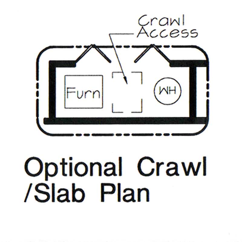 Floor Plan First Story of Country Plan #131-1086
