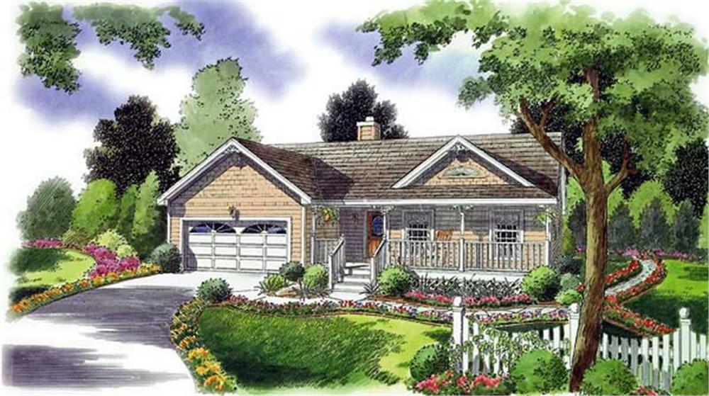 Main image for house plan # 20078