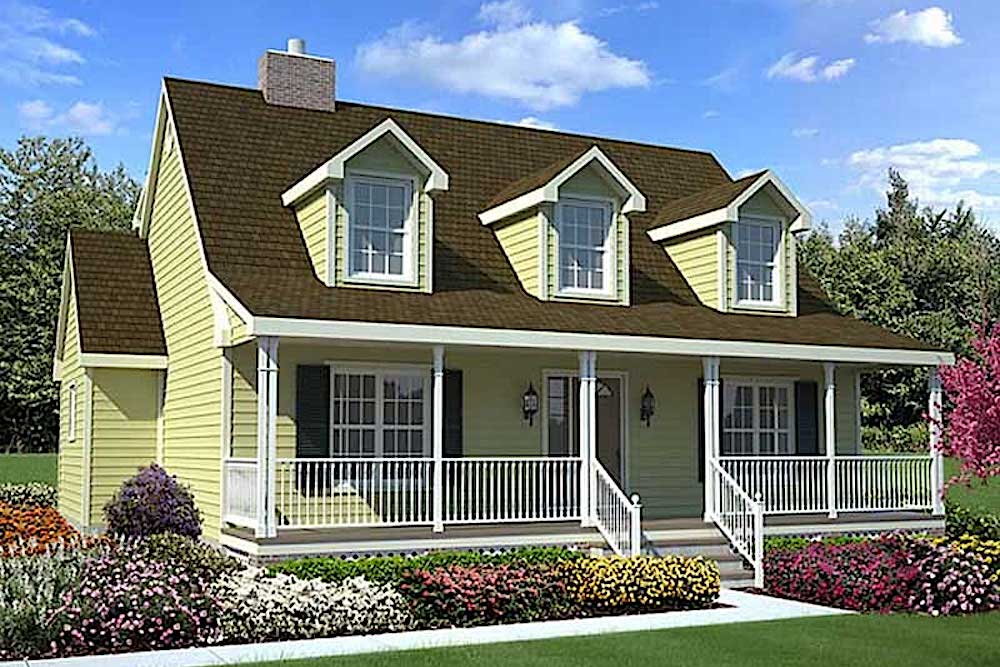 Cape Cod House Plan With First Floor