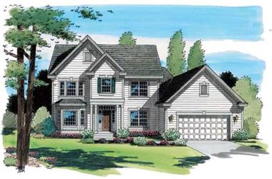 4-Bedroom, 2613 Sq Ft Traditional House Plan - 131-1126 - Front Exterior