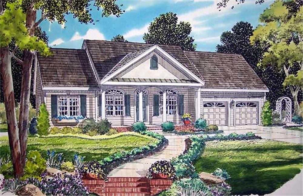 Main image for house plan # 20074