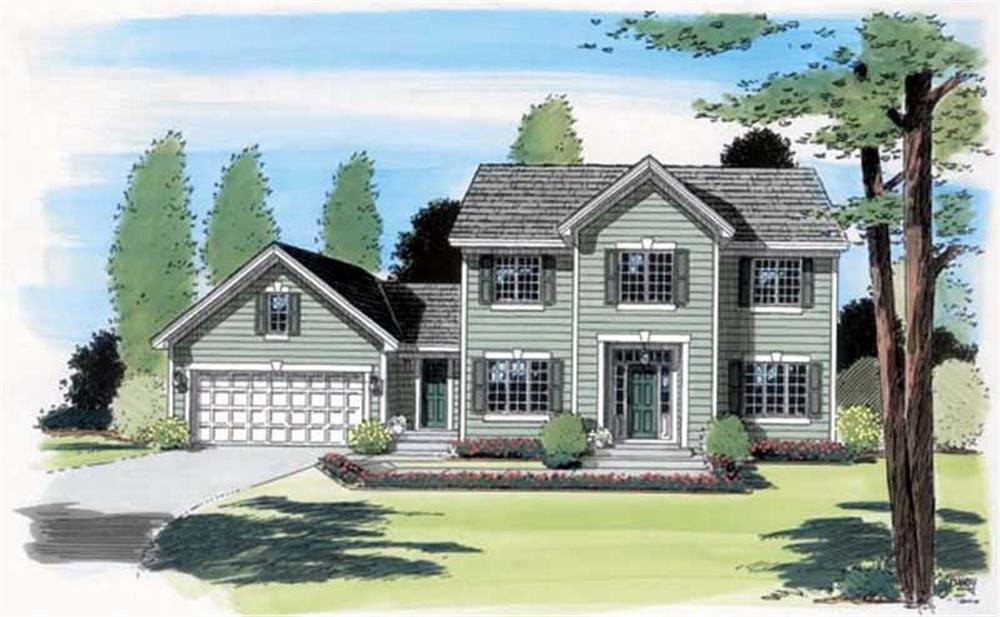 Main image for house plan # 20022