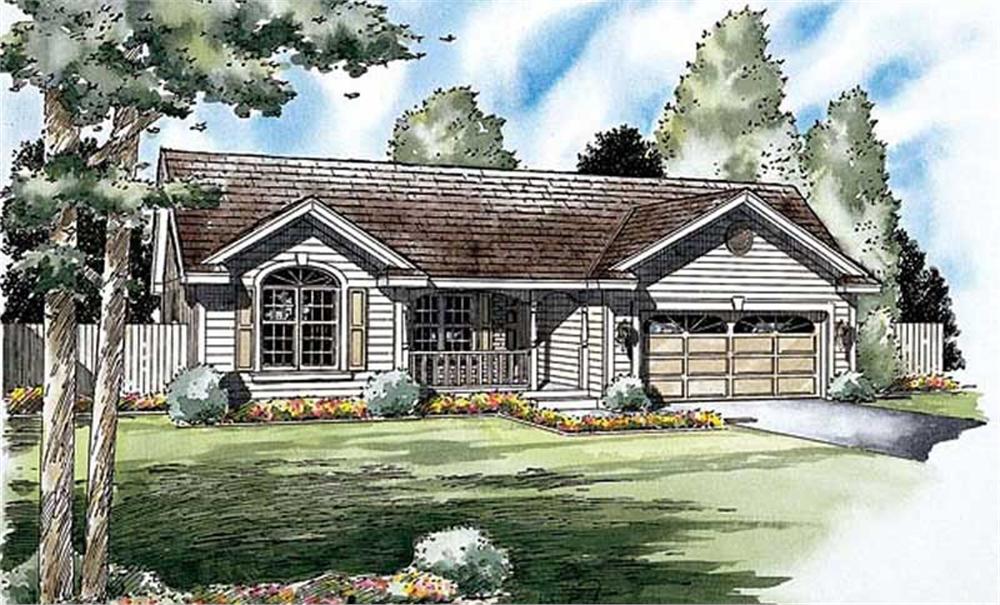 Main image for house plan # 20053