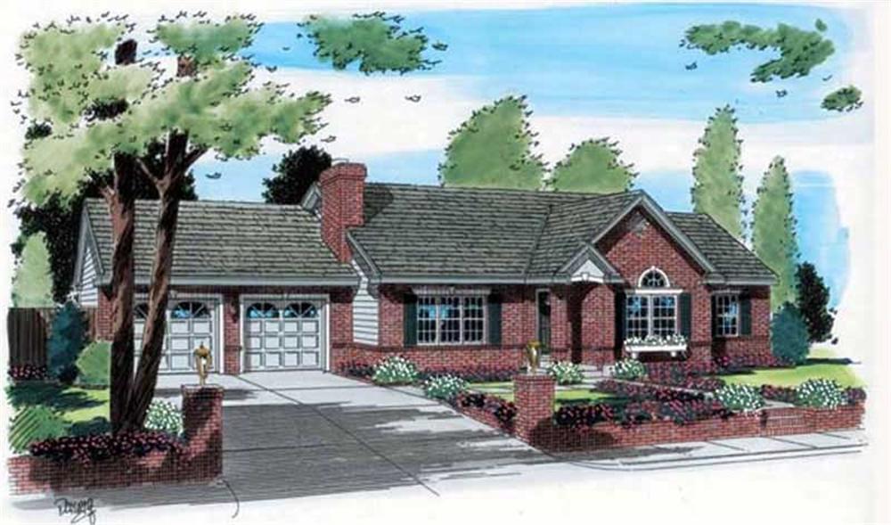 Main image for house plan # 20069