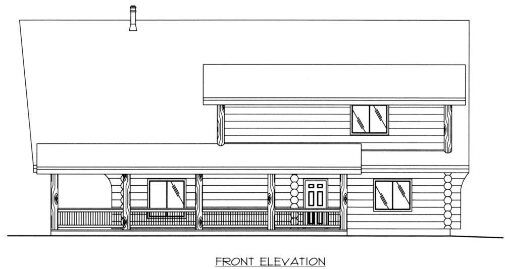 Home Plan Front Elevation of this 3-Bedroom,2696 Sq Ft Plan -132-1144
