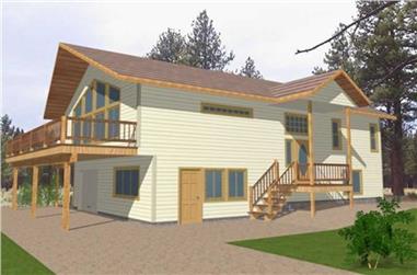 3-Bedroom, 2166 Sq Ft Ranch House Plan - 132-1196 - Front Exterior