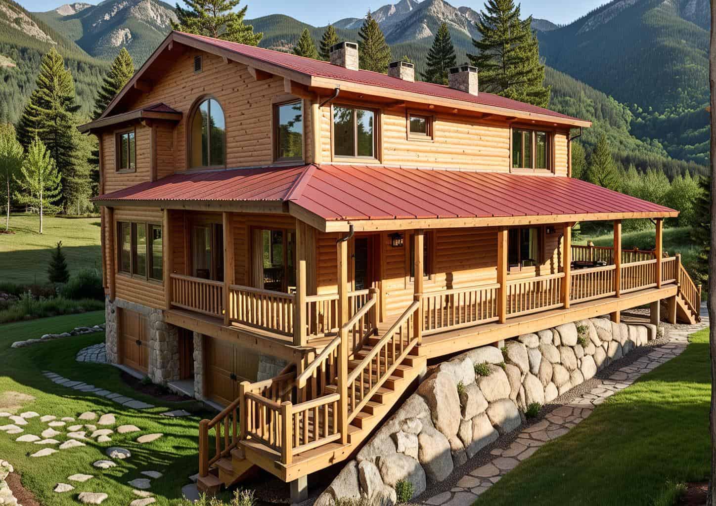 Front Elevation of this Concrete Block/ ICF Design House (#132-1248) at The Plan Collection.