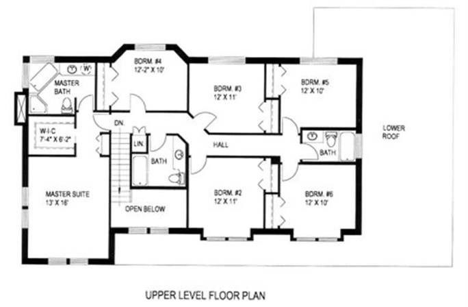Concrete Block Icf Design House Plan 6 Bedrms 4 Baths 2886 Sq Ft 132 1308