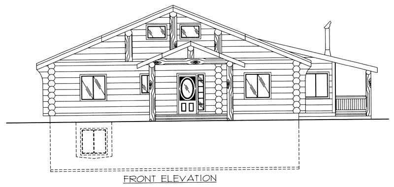 Home Plan Front Elevation of this 2-Bedroom,2875 Sq Ft Plan -132-1367