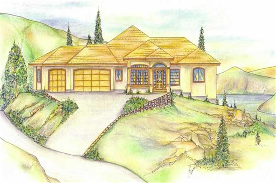 6-Bedroom, 2521 Sq Ft Contemporary House Plan - 132-1436 - Front Exterior