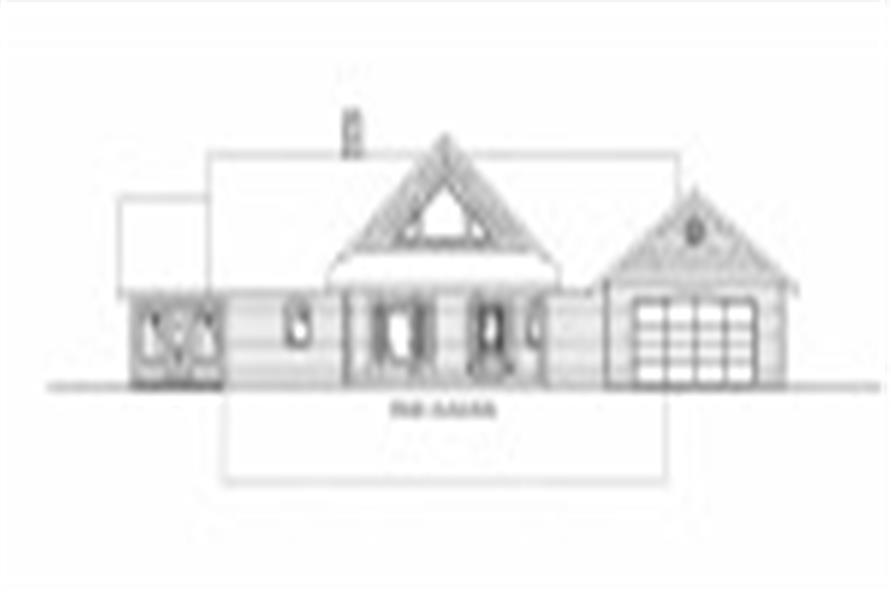 Home Plan Front Elevation of this 5-Bedroom,4006 Sq Ft Plan -132-1531