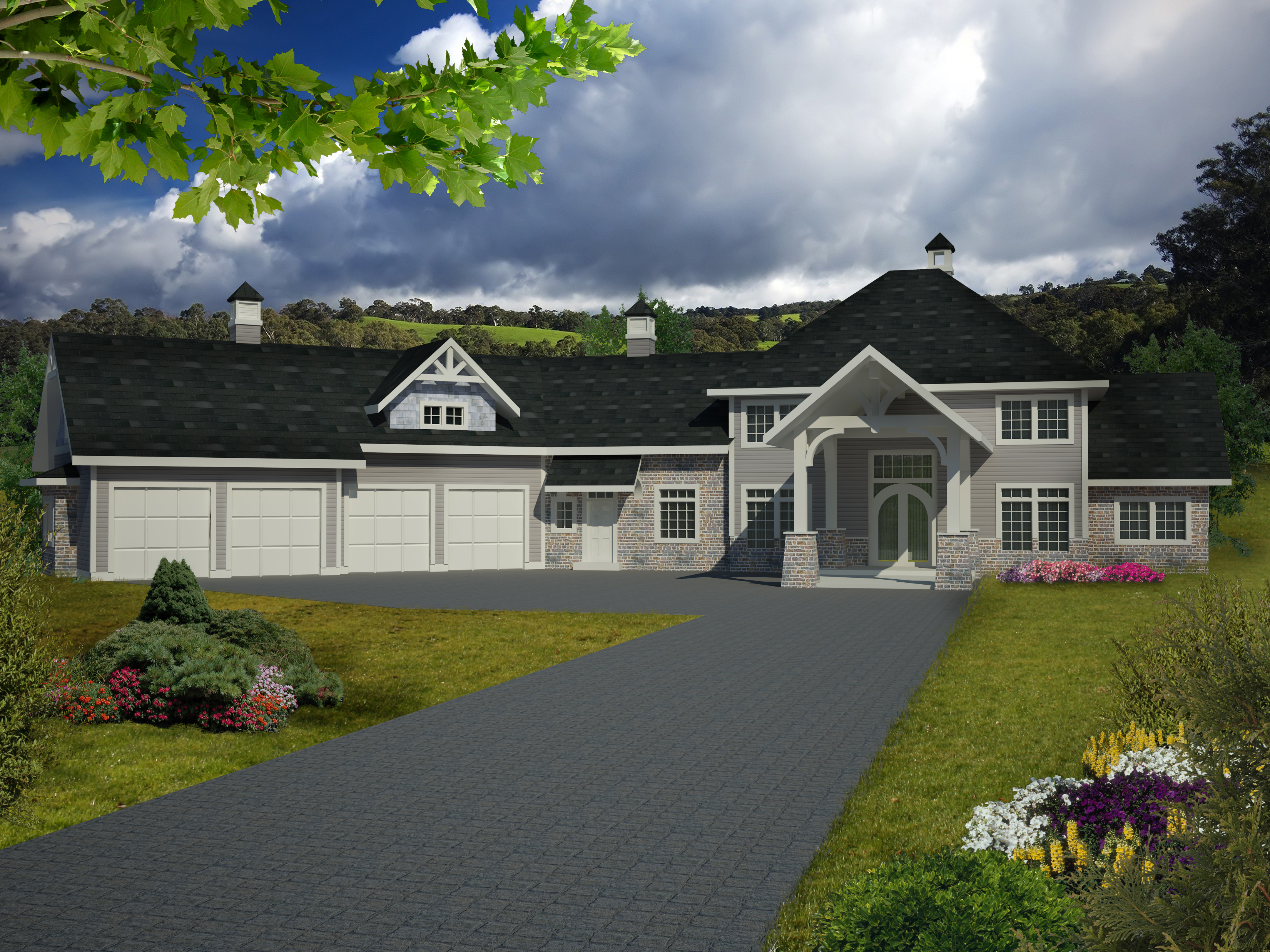 Traditional House Plan 132 1537 5 Bedrm 4201 Sq Ft Home 