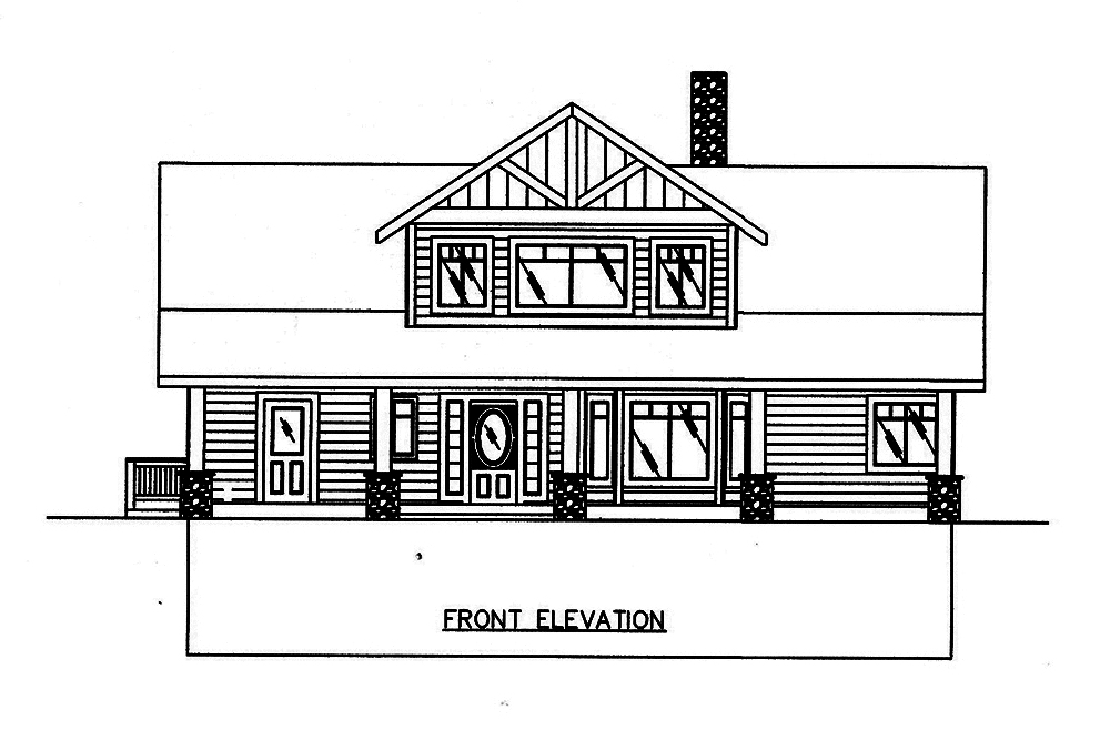 Home Plan Front Elevation of this 5-Bedroom,4603 Sq Ft Plan -132-1604
