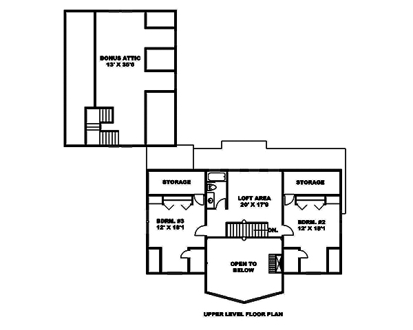 Floor Plan First Story of Craftsman Plan #132-1618