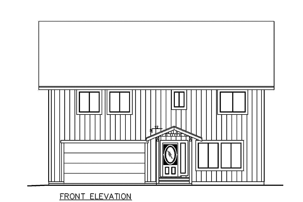 Home Plan Front Elevation of this 3-Bedroom,2540 Sq Ft Plan -132-1636
