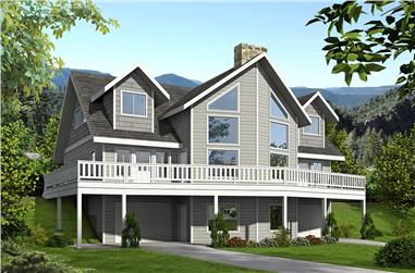 5-Bedroom, 3129 Sq Ft Southern Home Plan - 132-1638 - Main Exterior