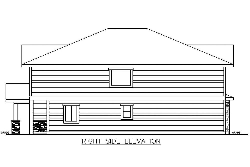 Craftsman House Plan #132-1645: 4 Bedrm, 1543 Sq Ft Per Unit Home