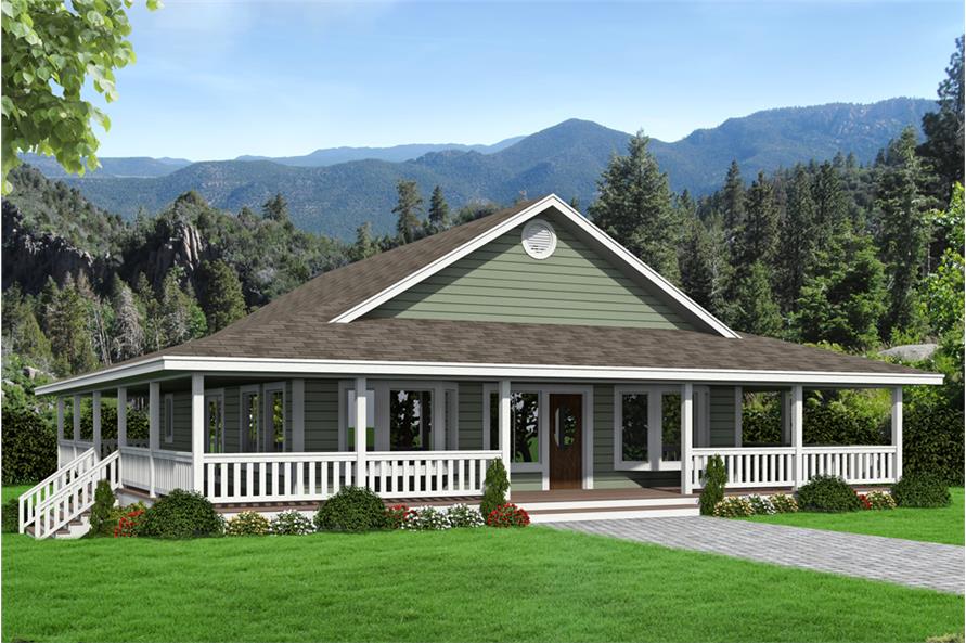 2 Bedrm 1565 Sq Ft Ranch House Plan 132 1679