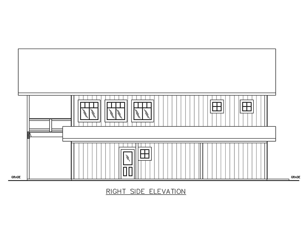 Home Plan Right Elevation of this 0-Bedroom,2640 Sq Ft Plan -132-1700
