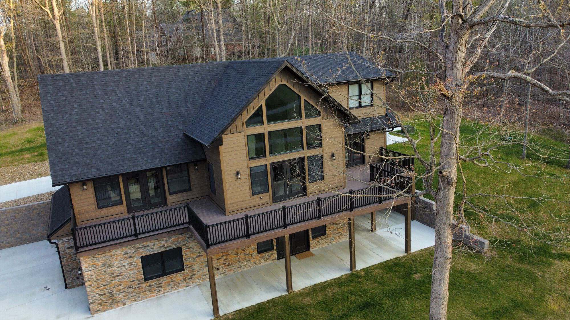 Rear View of this 4-Bedroom,2847 Sq Ft Plan -132-1739