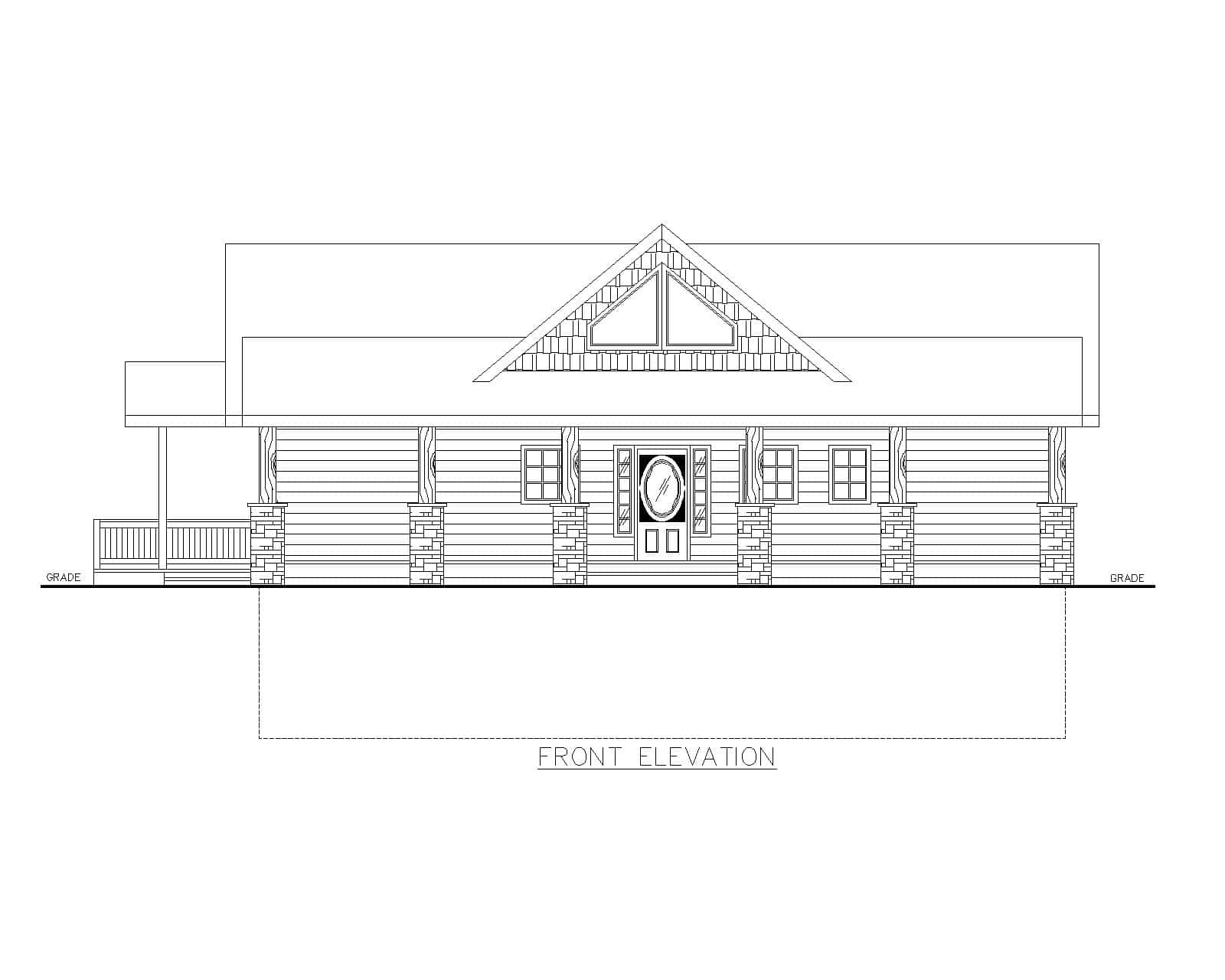 Home Plan Front Elevation of this 3-Bedroom,3246 Sq Ft Plan -132-1759